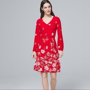 Floral soft A-line dress